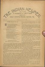 The Indian Helper (Vol. 14, No. 40)