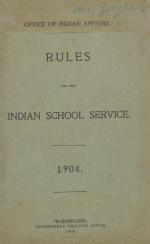 Rules for the Indian School Service