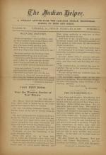 The Indian Helper (Vol. 3, No. 26) The Indian Helper (Vol. 3, No. 26)