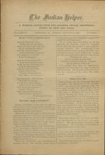 The Indian Helper (Vol. 4, No. 1) The Indian Helper (Vol. 4, No. 1)