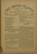 The Indian Helper (Vol. 8, No. 28)