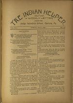 The Indian Helper (Vol. 8, No. 33)