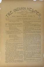 The Indian Helper (Vol. 9, No. 8)