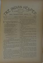 The Indian Helper (Vol. 9, No. 19)