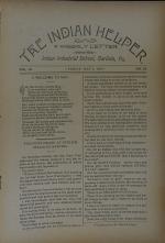 The Indian Helper (Vol. 9, No. 32)