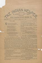The Indian Helper (Vol. 13, No. 17)